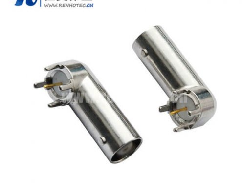 BNC同轴接插件PCB板端电视射频接口母头5引脚