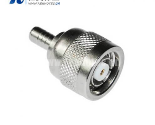 tnc型接插件公头直式压接 射频同轴接线RG6_58_59