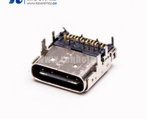 type c接口前插板后贴板USB3.0母座弯头