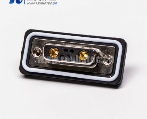 d sub 7w2大电流母头直式车针接pcb板插孔