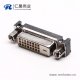 dvi接口接插件母头直式24+1带螺母穿孔接pcb板