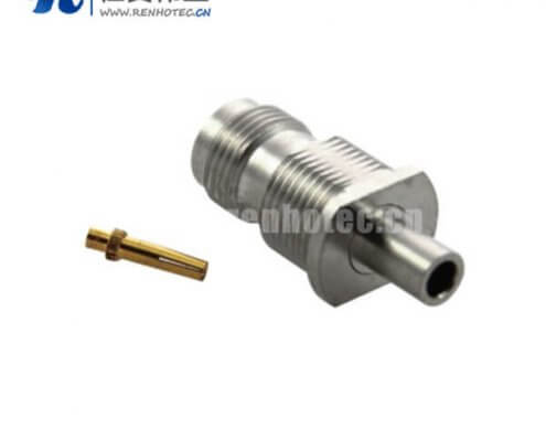 tnc接插件直式穿墙式母头焊接同轴线缆