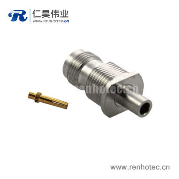 DOSIN-802-0014 tnc接插件直式穿墙式母头焊接同轴线缆