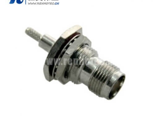 tnc射频接插件穿墙直式防水母头接线RG6_RG58_RG174