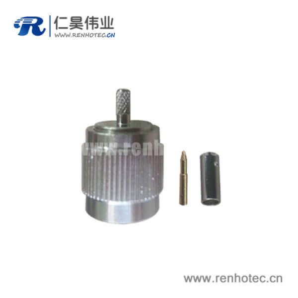 DOSIN-802-1004 tnc射频同轴接插件直式压接线缆RG316