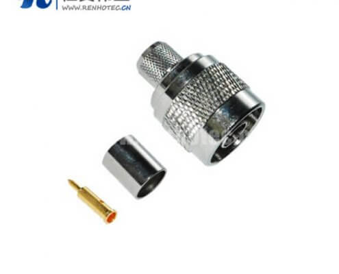 N系列接插件直式压接公头射频同轴线缆RG58