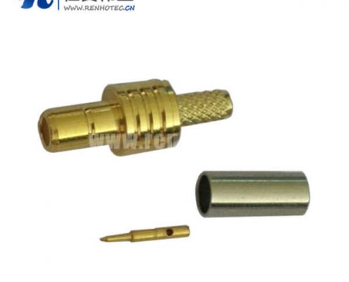 母头smb直式压接式电视射频接口线缆RG316