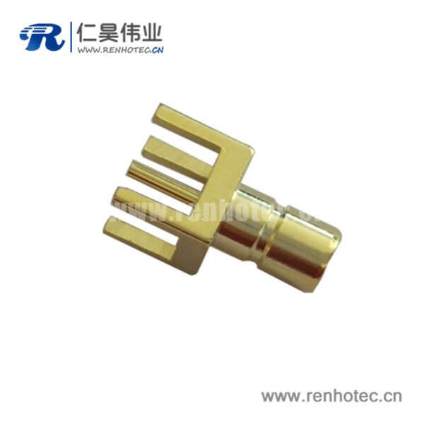 DOSIN-807-0018 smb直插镀金母头pcb接插件电路板
