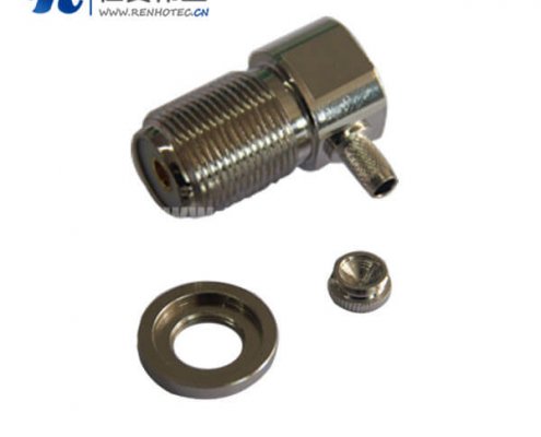 uhf线缆母头射频同轴接插件压接