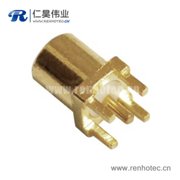 RHT-617-0009 mcx母头直插式面板安装射频pcb接插件