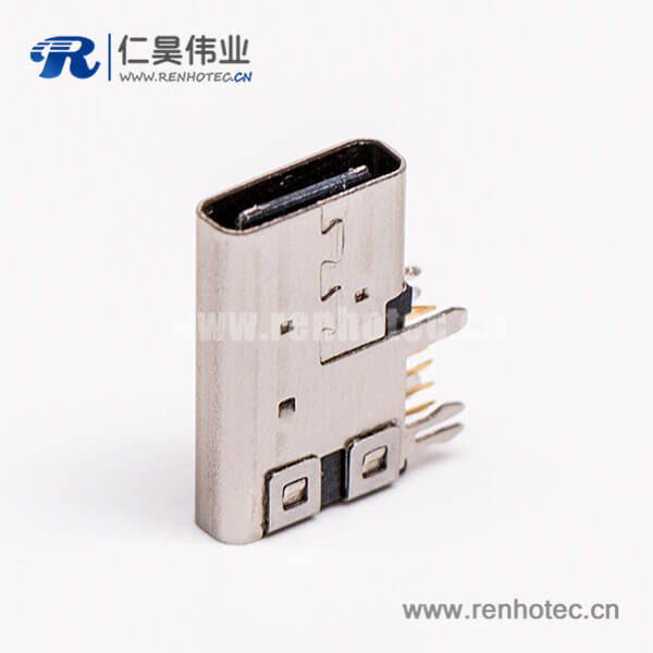 12-3 接插件 type-C母头弯式侧插式usb3.0接插件