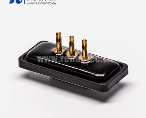 d sub3w3防水母头直式接线焊接车针镀金