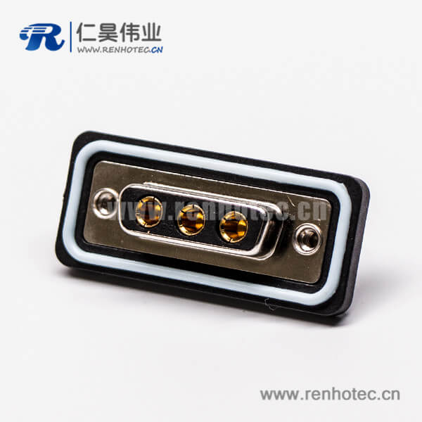 d sub3w3防水母头直式接线焊接车针镀金