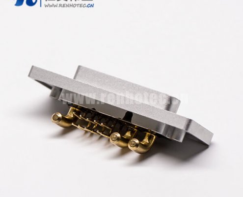 28-1 db大电流接插件母头弯式13w3插孔接PCB板