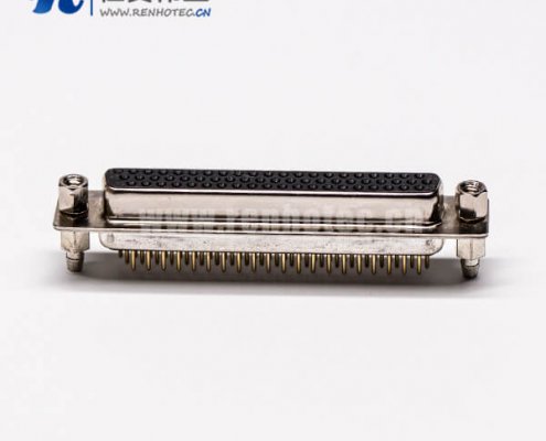 db62接插件公头直式铆锁黑色胶芯穿孔接板高密度