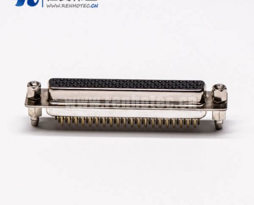 db62接插件公头直式铆锁黑色胶芯穿孔接板高密度