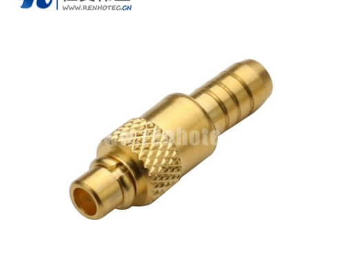 rf同轴接插件MMCX直式压接连接线RG178