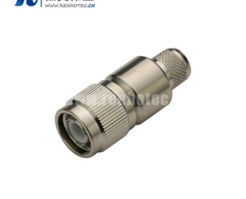 直式压接公头同轴线缆接线LMR400,RG8,213 tnc接插件