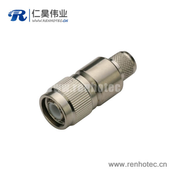 DOSIN-802-1008 直式压接公头同轴线缆接线LMR400,RG8,213 tnc接插件