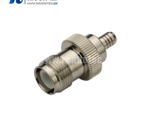 tnc接头母头压接直式同轴线缆接线RG316