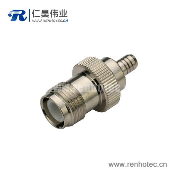 DOSIN-802-1011 tnc接头母头压接直式同轴线缆接线RG316