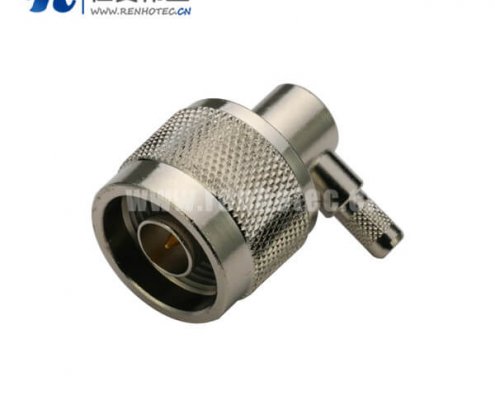 n系列接插件弯式公头同轴线缆RG400