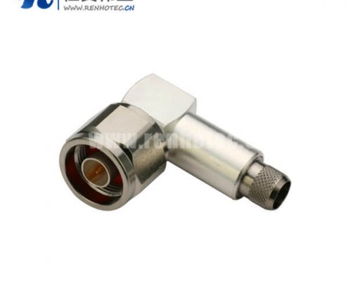 n头弯式压接同轴线缆LMR400有线电视连接线插头