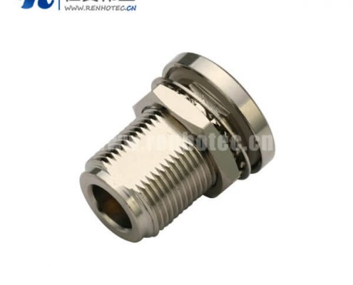 n头母头直式穿墙防水同轴线缆UT085