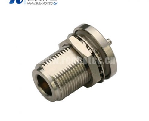 N头母头直式穿墙防水接同轴电缆RG316