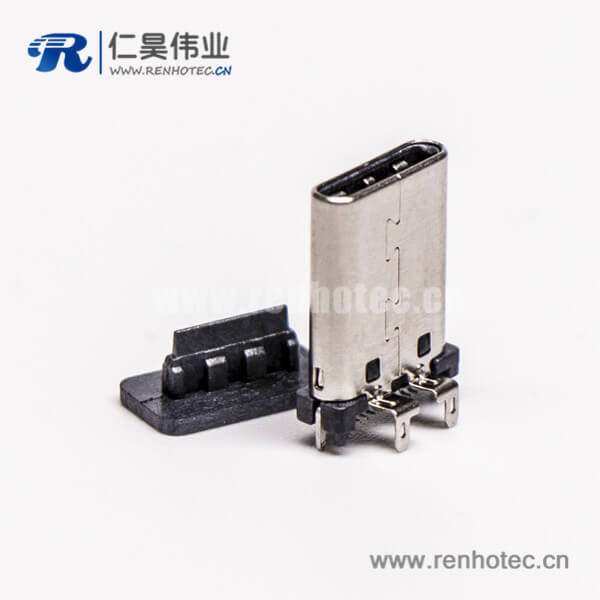 KY-UC-M550-4 type c 公头直立式SMT贴板插板