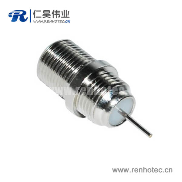 RHT-611-0021 f射频接插件直式穿墙式母头面板安装