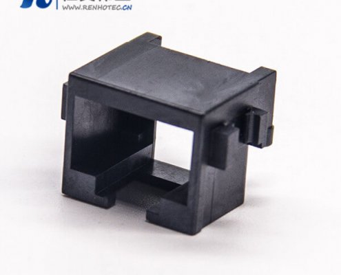 rj45(8p8c)插座黑色塑胶外壳沉板贴板非屏蔽