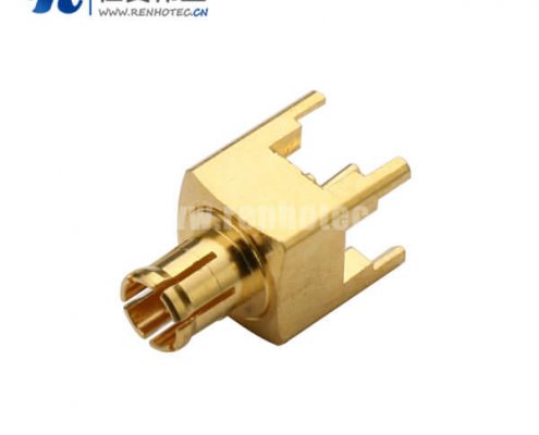 射频同轴接插件mcx直插式面板安装公头