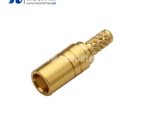 低损耗射频电缆RG316直式压接式mcx接插件母头
