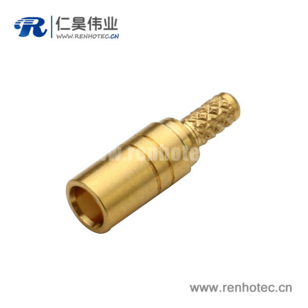 低损耗射频电缆RG316直式压接式mcx接插件母头 低损耗射频电缆RG316直式压接式mcx接插件母头