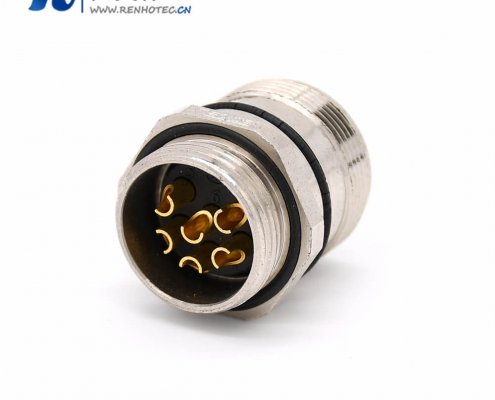 M型接插件 M623 6芯直式公头接线插座