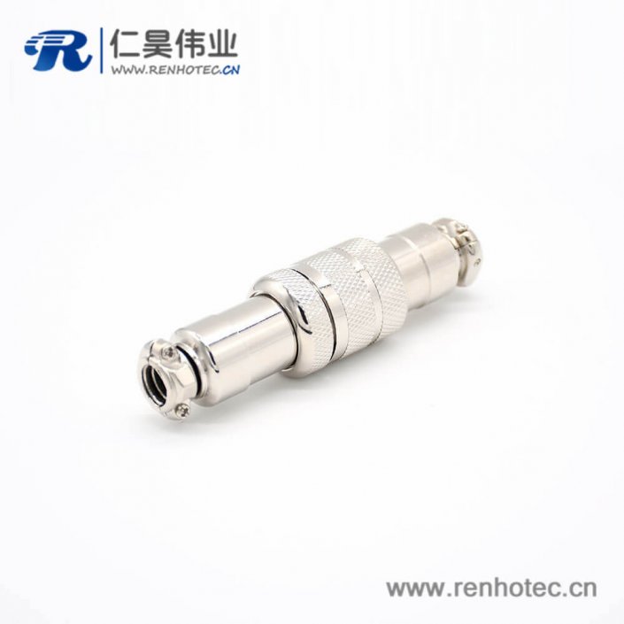 航空GX20母插头转公插头对接款直式接线安装接插件