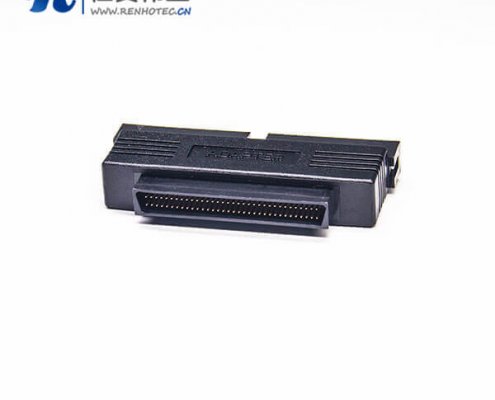 SCSI 接插件VHDCI型公头50芯转HPDB50芯公头直式接插件转接头