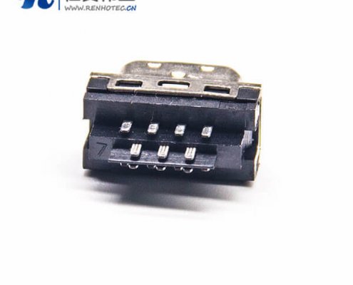 SCSI CN型插板式公头HPCN14芯公头直式