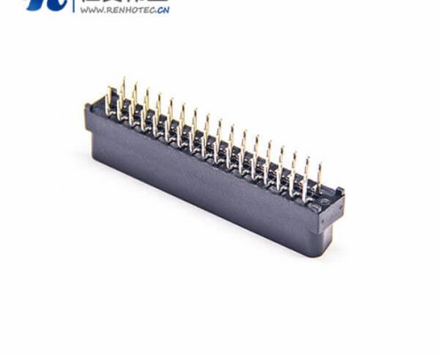 SCSI50公头HPDB插头焊接式直式插板接插件