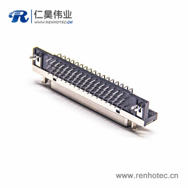 SCSI36接插件HPCN插板插座弯式母头