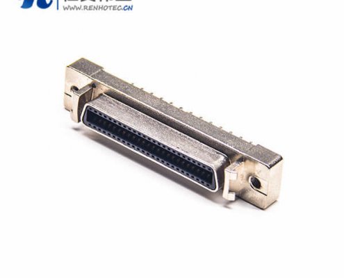 SCSI36HPCN直式母头插座接插件插板焊接式