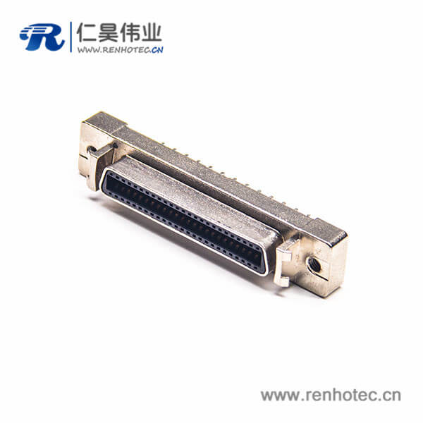 SCSI36HPCN直式母头插座接插件插板焊接式