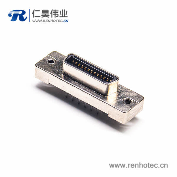 SCSI26HPCN芯母头直式插板插座接插件 SCSI26HPCN芯母头直式插板插座接插件