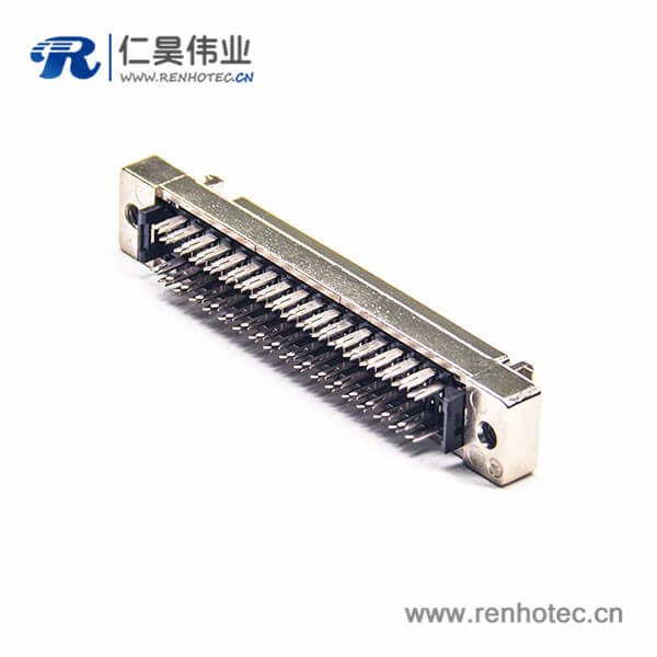 68针 SCSI接插件HPDB型母头直式刺破式面板安装插座 68针 SCSI接插件HPDB型母头直式刺破式面板安装插座