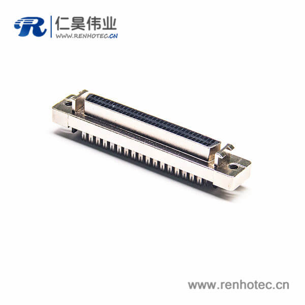 68针 SCSI接插件HPDB型母头直式刺破式面板安装插座 68针 SCSI接插件HPDB型母头直式刺破式面板安装插座