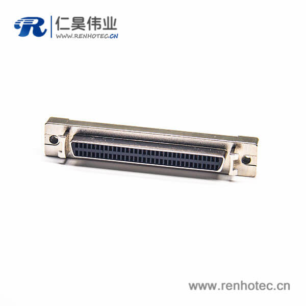 68针 SCSI接插件HPDB型母头直式刺破式面板安装插座 68针 SCSI接插件HPDB型母头直式刺破式面板安装插座