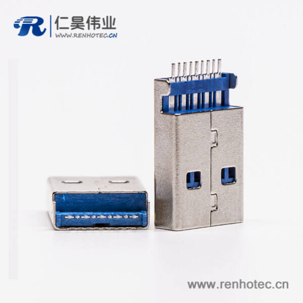 usb3.0 a公头直式沉板SMT接PCB板usb3.0 a公头直式沉板SMT接PCB板 usb3.0 a公头直式沉板SMT接PCB板