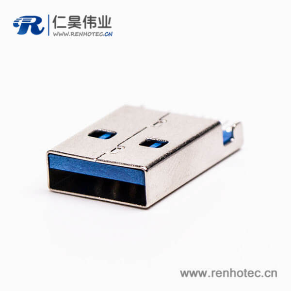 usb3.0 a公头直式沉板SMT接PCB板 usb3.0 a公头直式沉板SMT接PCB板