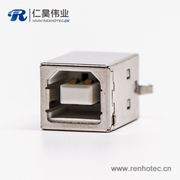 usb type b接口母头直式DIP插PCB板 usb type b接口母头直式DIP插PCB板